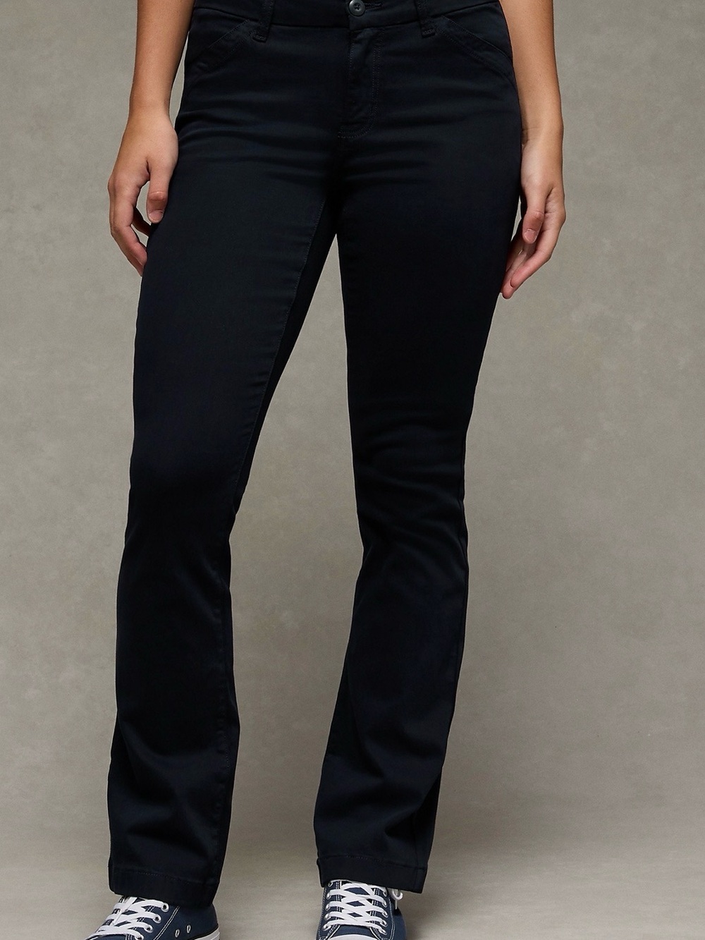 American Eagle Outfitters Dark Navy Boot-Cut Pants